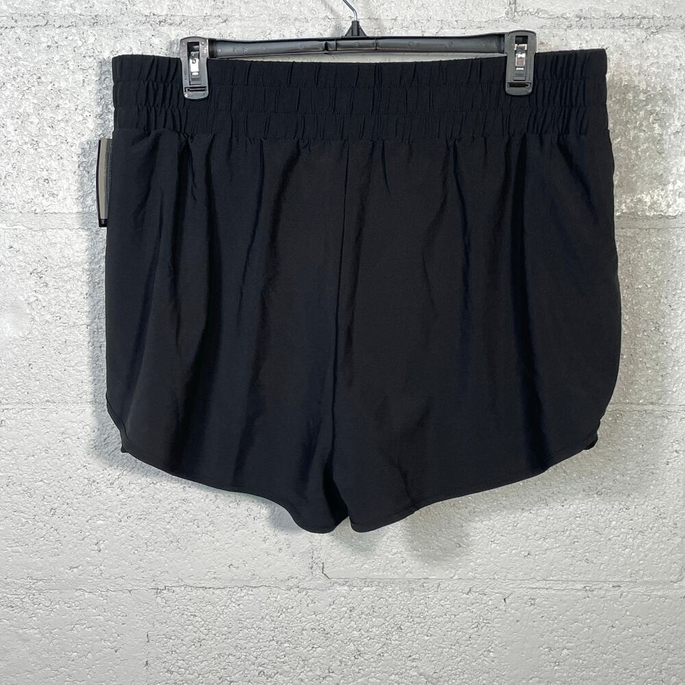 Ideology Women's High-Waist Woven Active Shorts Black XXL